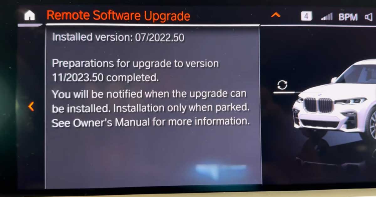 BMW-Remote-Software-Upgrade-Not-Installing