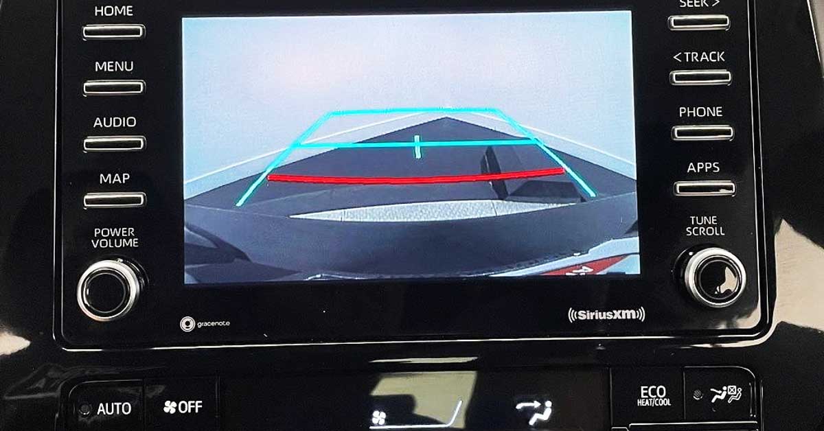 Toyota-Backup-Camera-Grid-Lines-Not-Showing