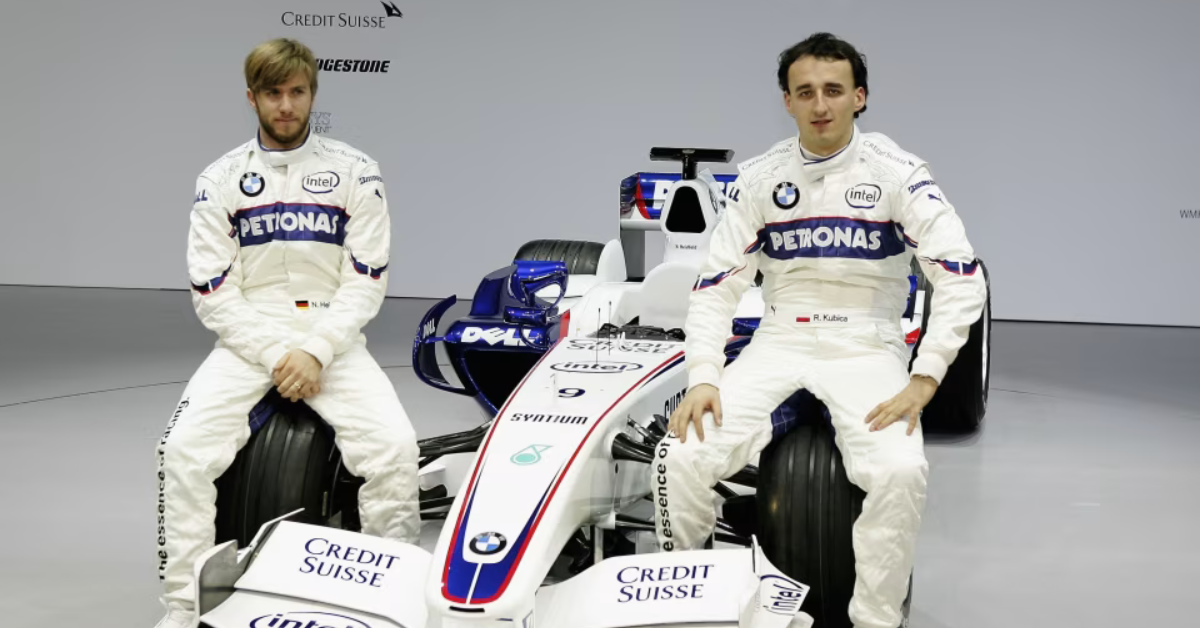 Why is BMW Not in F1 (Robert Kubica 1st Nick Heidfeld 2nd)